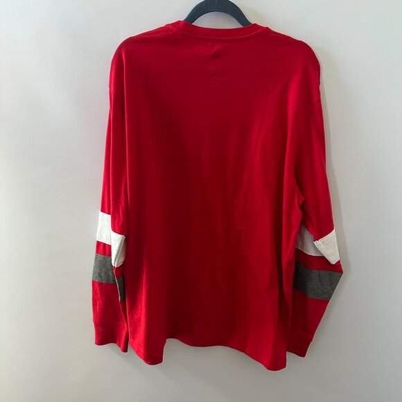 NHL Apparel Carolina Hurricanes 2XL Red, White & Grey Long Sleeve Tee NWT - Picture 5 of 12